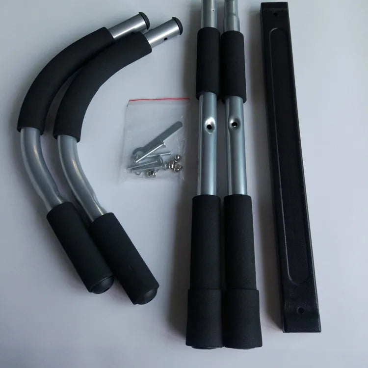 Adjustable Doorway Pull-Up Bar - Non-Slip Grip Strength Training Equipment for Home Gym