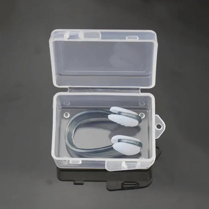 Professional Waterproof Silicone Nose Clip - Anti-Slip Swimming & Diving Nose Plug for Aquatic Sports Protection