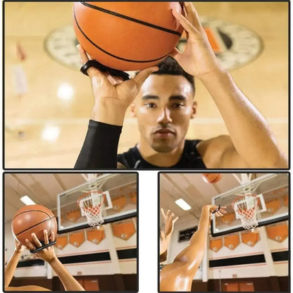 Silicone Basketball Shooting Trainer - Shot Lock Training Aid for Proper Form & Follow-Through - Sizes S/M/L