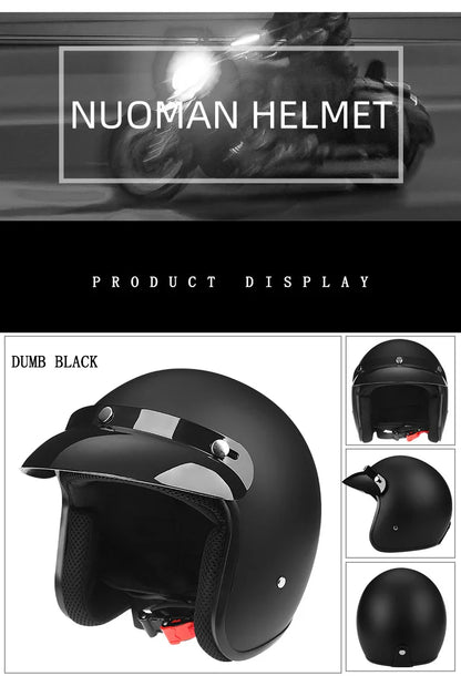 Retro Motorcycle Goggles - Windproof Folding Helmet Sunglasses with Leather Trim