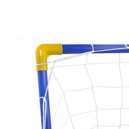 Mini Football Soccer Ball Set with Removable Goal Post and Net - Perfect for Indoor and Outdoor Play