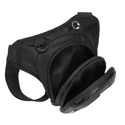 Motorcycle Waterproof EVA Hard Shell Leg Bag - Phone & Essentials Waist Pack