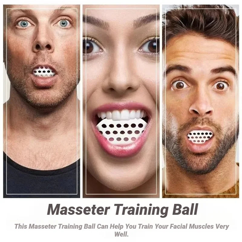 Jawline Exerciser Set - Professional Fitness Jaw Trainer for Muscle Strengthening, Double Chin Reduction & Face Slimming - Silicone Chew Tool (1-2 Pieces)