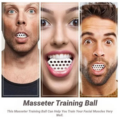 Jawline Exerciser Set - Professional Fitness Jaw Trainer for Muscle Strengthening, Double Chin Reduction & Face Slimming - Silicone Chew Tool (1-2 Pieces)