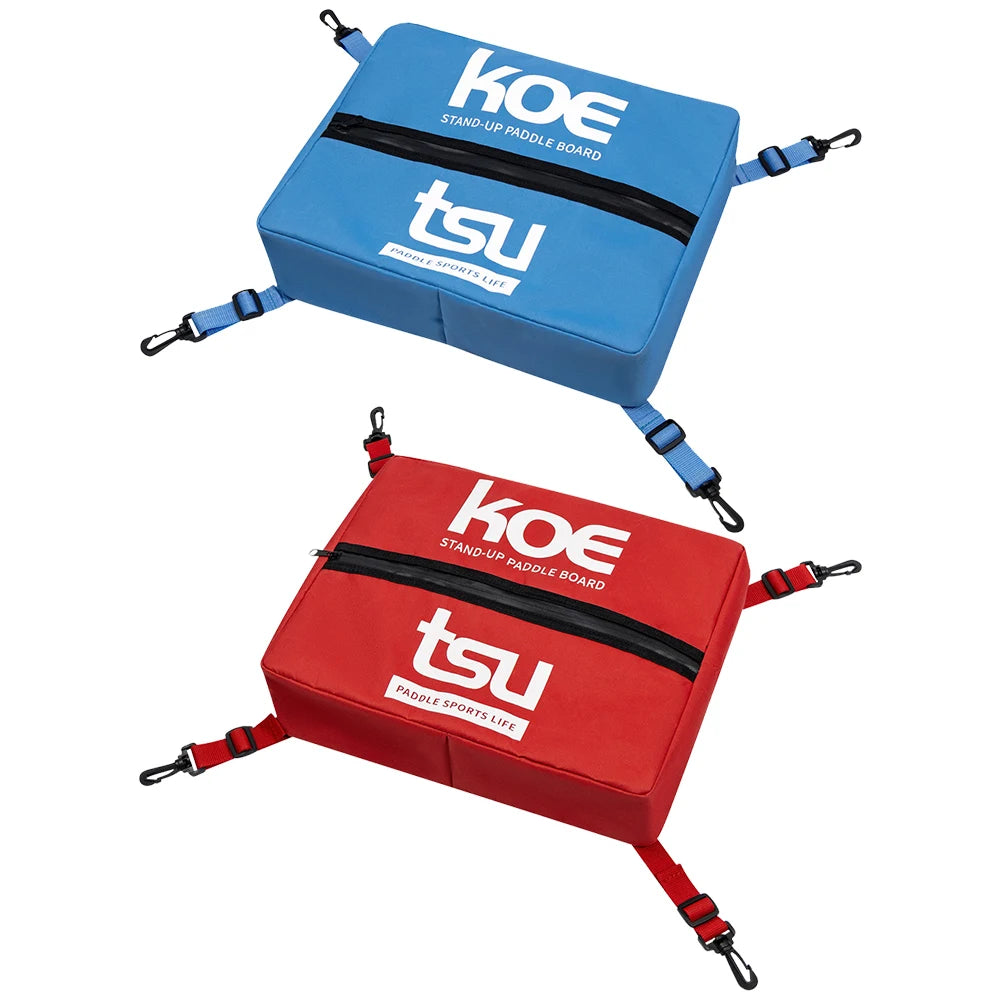 Adjustable Paddleboard Deck Cooler Storage Bag - Sealed Zipper Food Bag for Stand-Up Paddle Boards