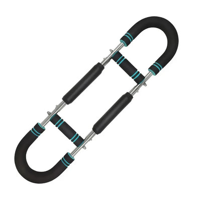 Adjustable U-Shaped Spring Arm Exerciser - Portable Chest, Triceps, and Forearm Trainer with Foam Handles