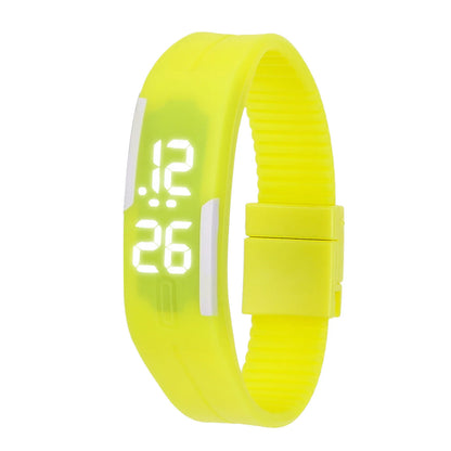 Digital LED Sports Watch - Silicone Strap Wristwatch for Kids, Boys, Girls, Men & Women