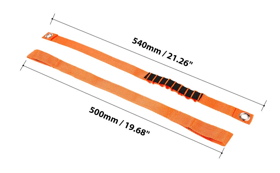 NICECNC Front & Rear Fender Pull Strap Support Belt for KTM SX/SXF 125-500 (2019-2022) | EXC/EXCF/XC/XCF/XCW TPI 125-500 (2023)