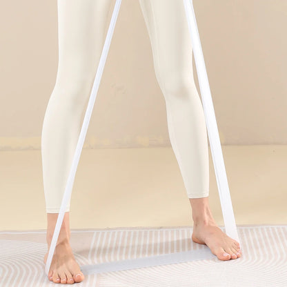 WOSWEIR Yoga Stretching Resistance Strap - Home Fitness & Latin Dance Stretch Band for Beginners