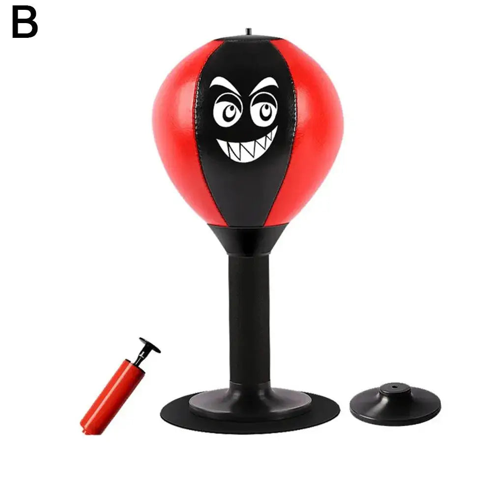 Desktop Punching Bag Stress Relief Toy - Suction Cup Boxing Ball for Kids & Adults
