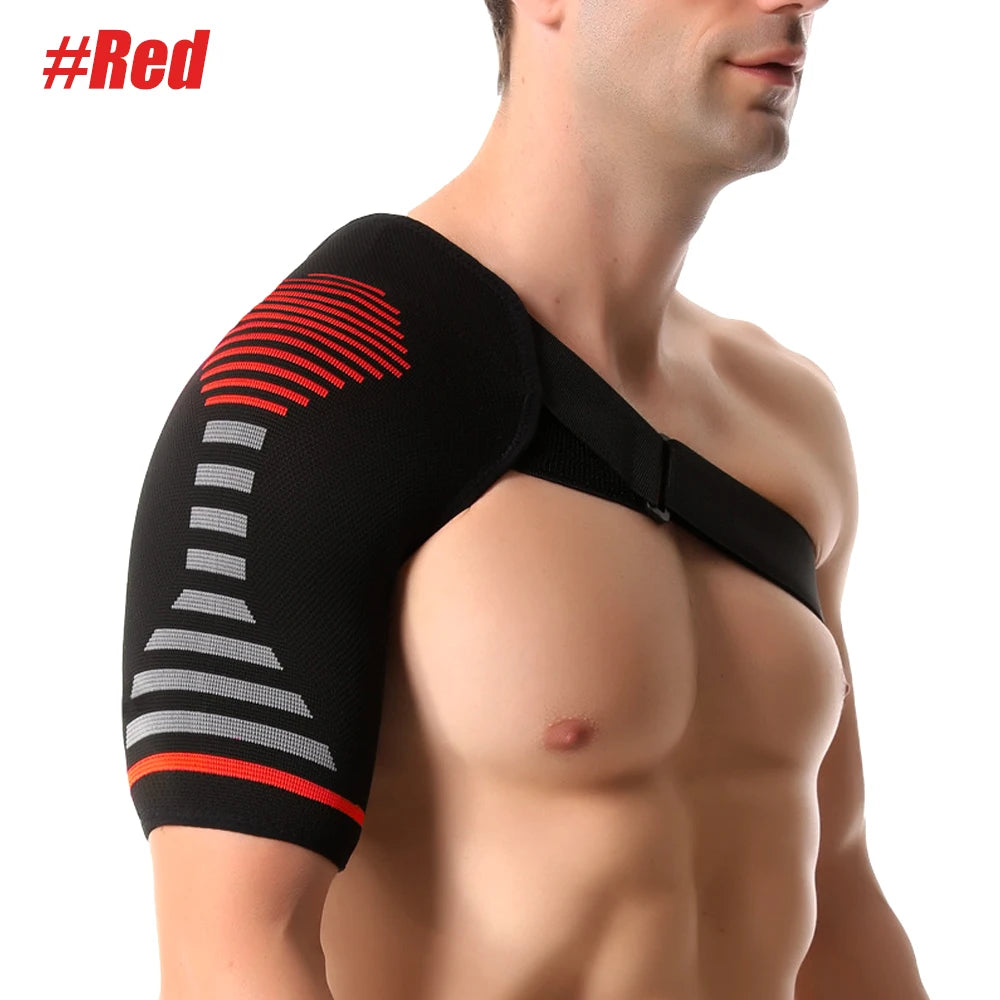 Compression Shoulder Brace - Adjustable Support for Rotator Cuff, Tendonitis, Dislocation & Shoulder Injuries (Men & Women)