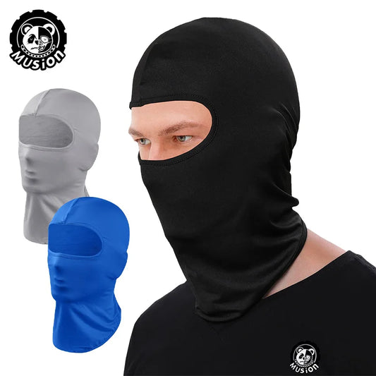 Breathable Mesh Motorcycle Balaclava - Full Face Sun Protection Mask for Cycling, Airsoft & Bicycle