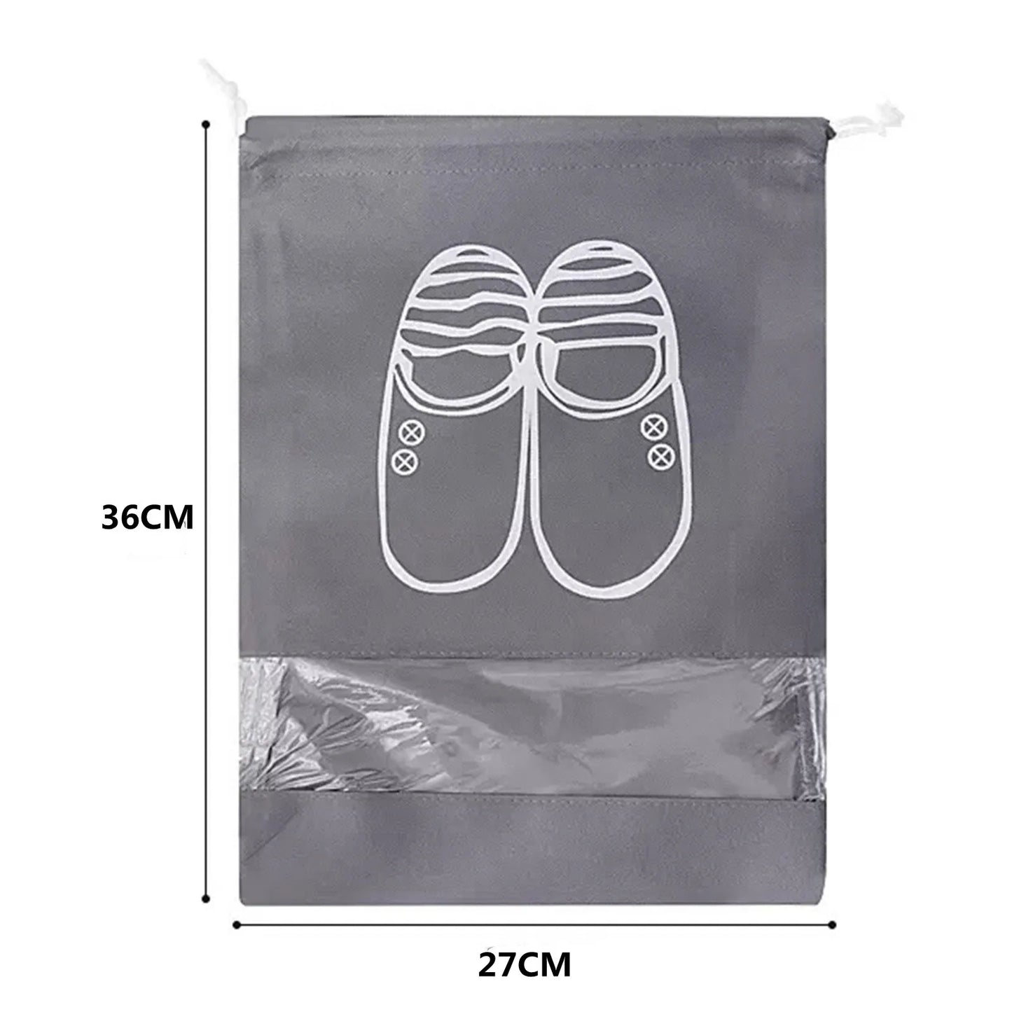 Waterproof Nylon Drawstring Storage Bag - Multi-Purpose Travel & Sports Organizer Pouch