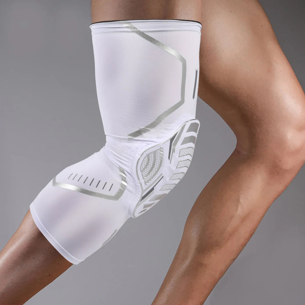 Compression Knee Brace - Shockproof Support Sleeve for Running, Arthritis & Joint Pain Relief (Men & Women)