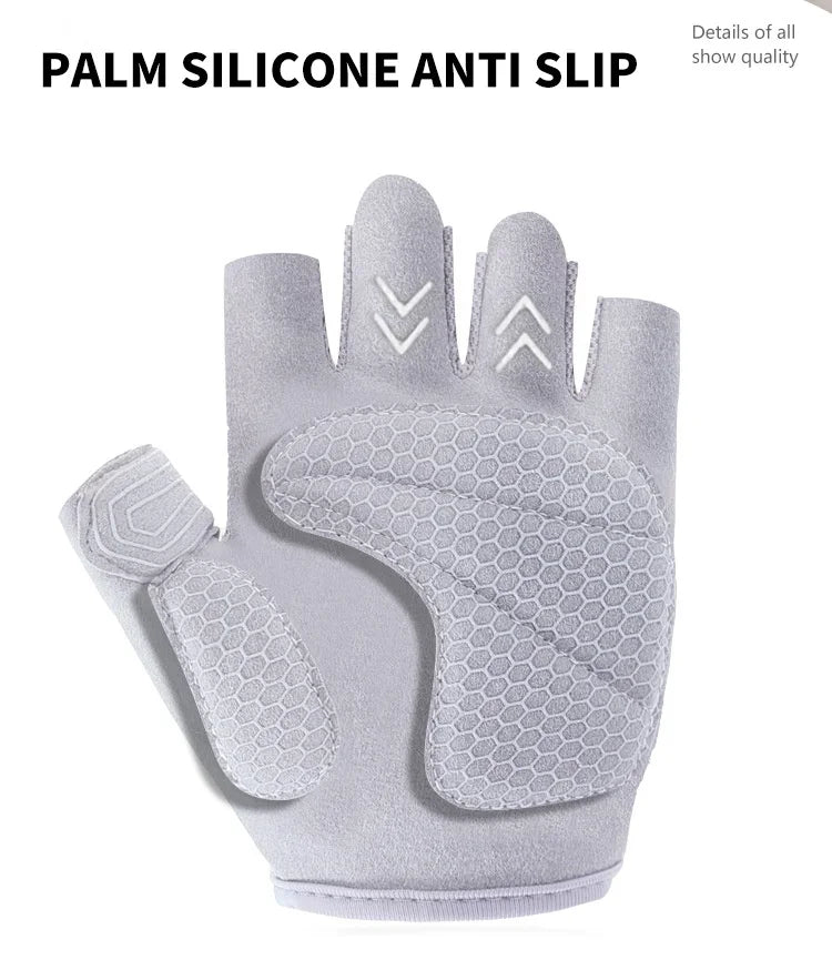 Lightweight Workout Gloves with Excellent Grip - Unisex - Weightlifting, Cycling, Exercise, Training, Fitness & Rowing