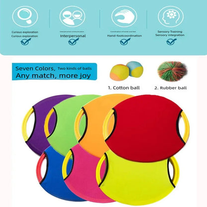 35cm Bouncing Circle Sensory Training Toy - Educational Balance & Coordination Game for Kids Outdoor Play