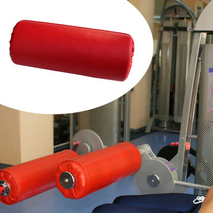 PU Leather Foam Foot Pad Roller 20cm Replacement Sponge Roller for Home Gym Fitness Exercise Machines