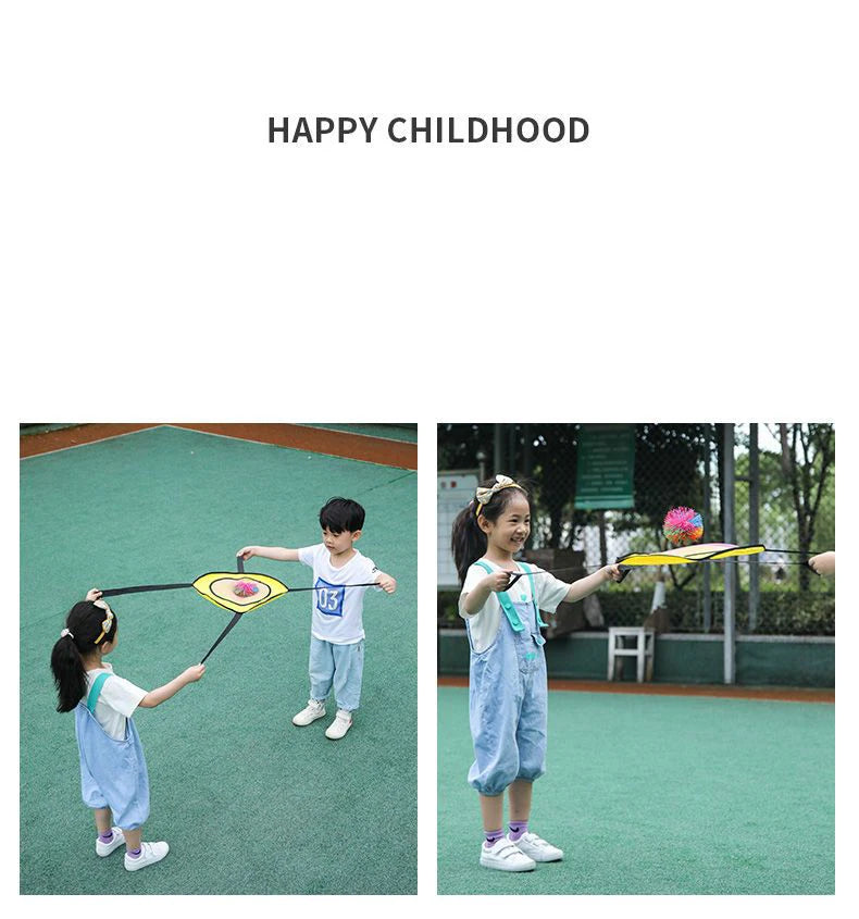 Two-Player Toss and Catch Ball Game - Parent-Child Interactive Outdoor Sensory Play Toy