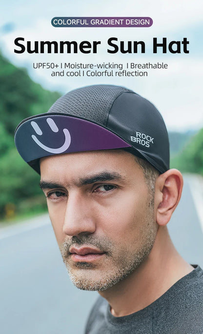 Ultra-Light Mesh Cycling Cap - Breathable Ice Silk Sun Protection Hat - Classic Team Bike Cap