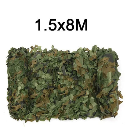 Oxford Polyester Camouflage Netting - 1.5m Wide Camo Net for Hunting, Shooting, Camping & Outdoor Concealment