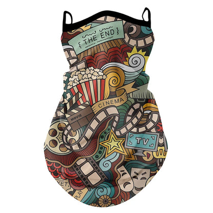 Motorcycle Face Shield - Anti-UV Cycling Headwrap with Neck Cover for Summer Outdoor Sports