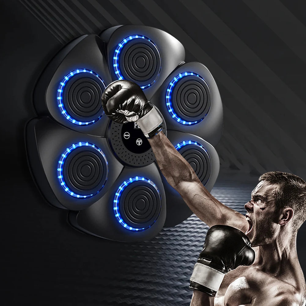 Smart Music Boxing Machine - Wall-Mounted Fitness Trainer for Adults & Children