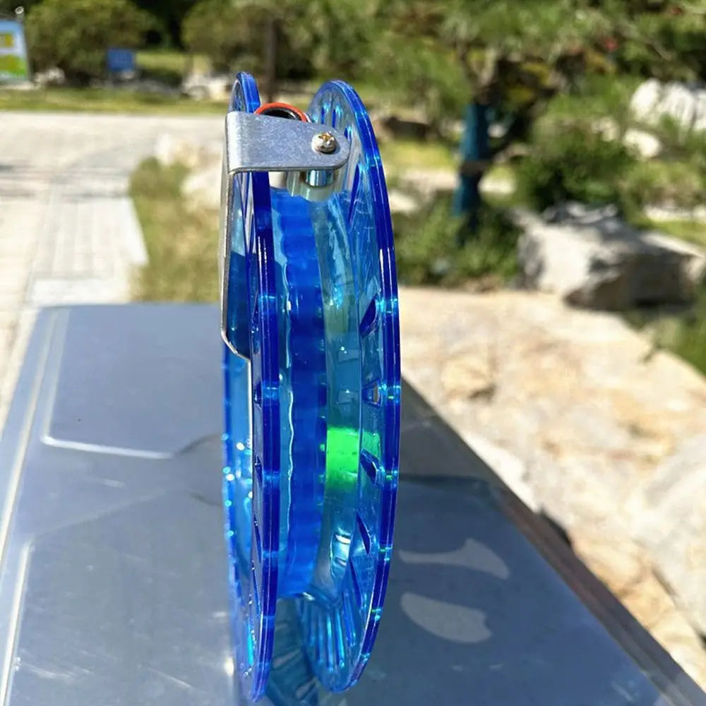 Premium PET Kite Line Winder with Lock - Fire Wheel String Spool - 18/20/22/26cm - Flying Kite Reel with String