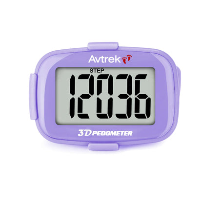 Avtrek Mini 3D Pedometer – Portable Pocket Step Counter & Digital Clock for Running, Walking & Outdoor Fitness
