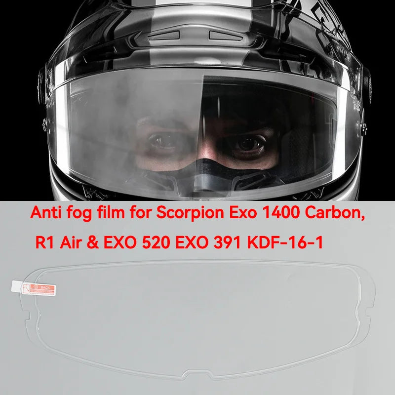 Motorcycle Helmet Visor Lens KDF-16-1 - Anti-UV Anti-Scratch Full Face Shield with Photochromic Technology