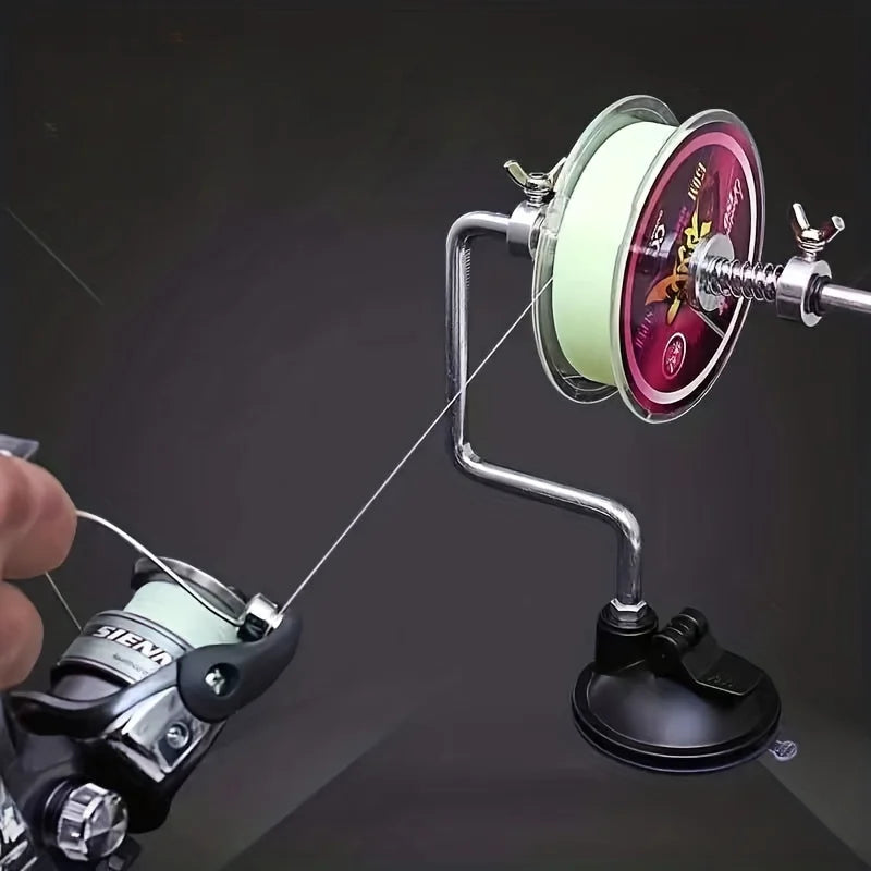 Aluminum Alloy Fishing Line Spooler - Single Piece Outdoor Reel Winding Tool