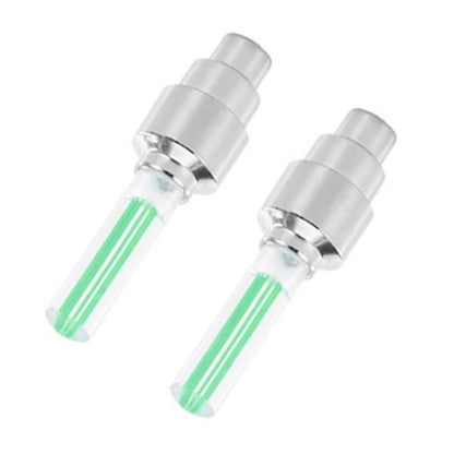 LED Tire Valve Cap Lights - Waterproof Neon Flash Lamp for Car, Motorcycle & Bicycle Wheels (2/4 Pack)