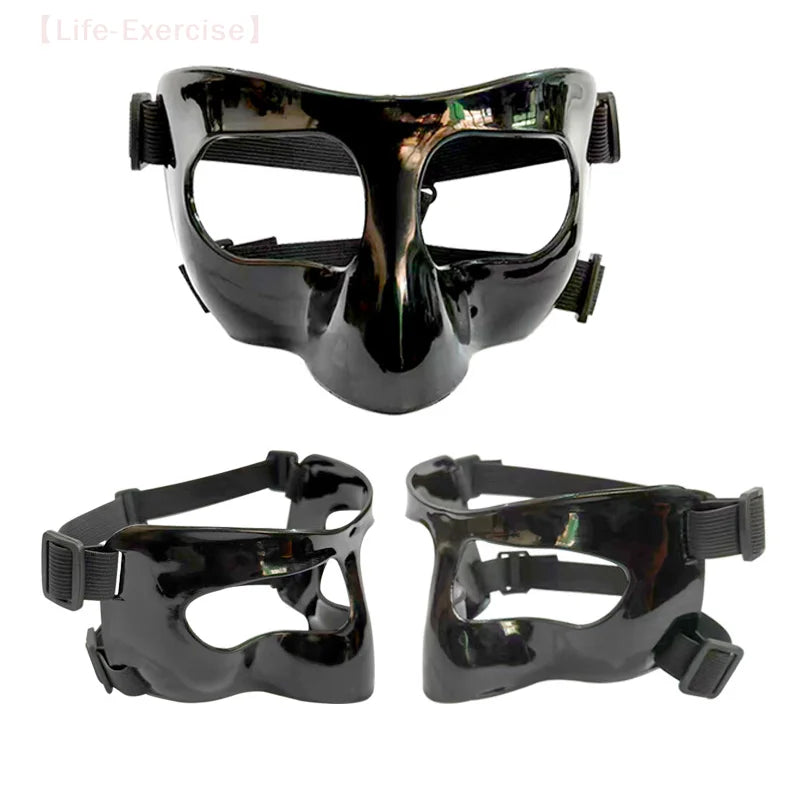 Adjustable Basketball Face Mask - Protective Shield for Broken Nose & Sports Injuries