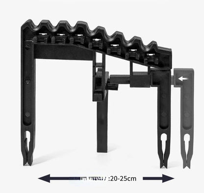 Adjustable Golf Club Organizer - 9 Iron Holder Training Aid with Anti-Collision Design (Model ZJ018)