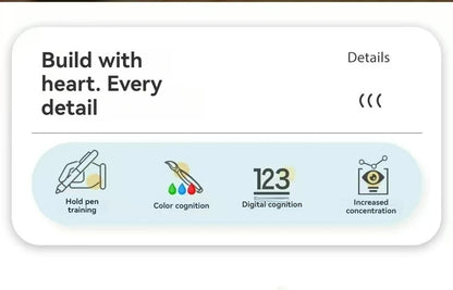 Magnetic Maze Walking Ball - Early Education Puzzle for 3+ Year Olds | Concentration, Logic & Writing Skills Training