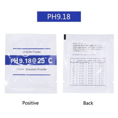 pH Buffer Powder Calibration Solution - 25pcs 4.00/6.86/9.18 for pH Test Meters