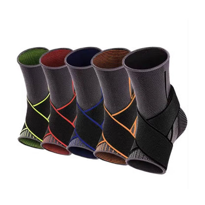 Sports Ankle Brace - Adjustable Compression Support for Men & Women | Running, Hiking, Basketball Protection