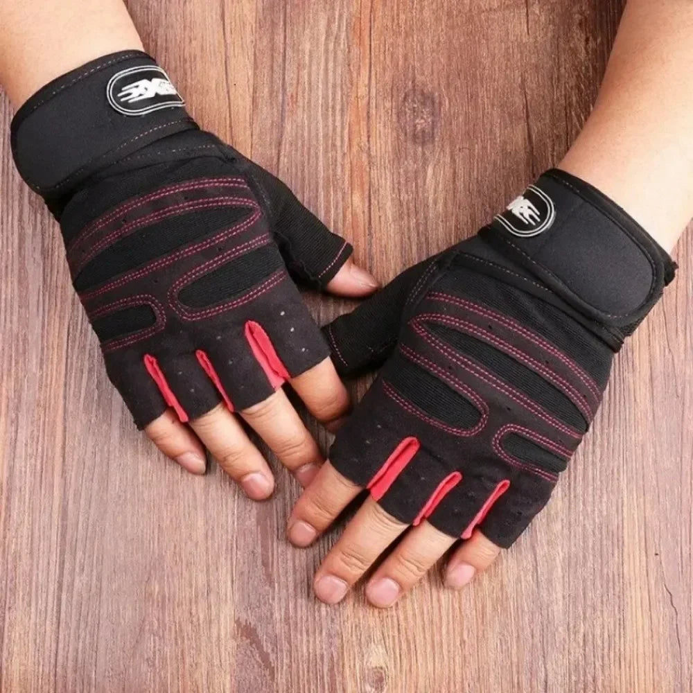 Half-Finger Performance Training Gloves with Wrist Support