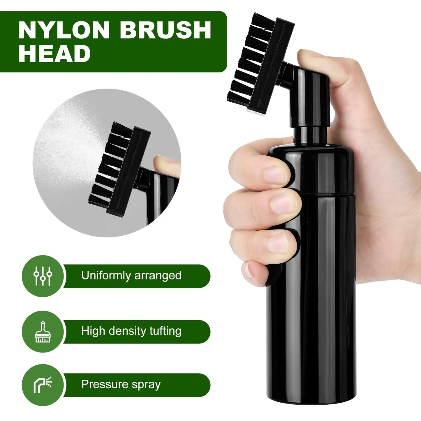 Golf Club Head Cleaning Brush, For U-shaped And V-shaped Grooves With Retractable Buckle