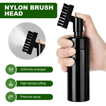 Golf Club Head Cleaning Brush, For U-shaped And V-shaped Grooves With Retractable Buckle
