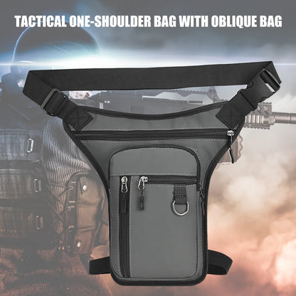 Drop Leg Waist Bag - Multi-Position Tactical Thigh Pack for Motorcycle Riding & Outdoor Activities
