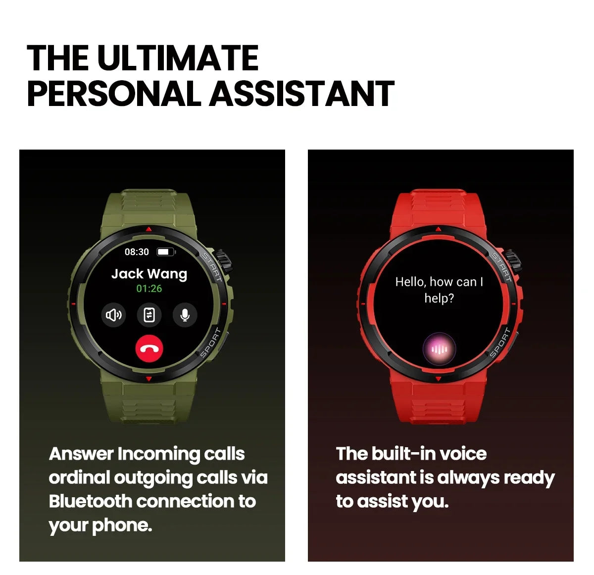 Zeblaze Ares 3 Plus Smartwatch - 1.43" AMOLED Display with Voice Calling & 3D Health Tracking