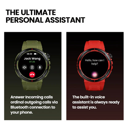 Zeblaze Ares 3 Plus Smartwatch - 1.43" AMOLED Display with Voice Calling & 3D Health Tracking