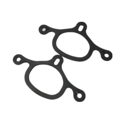 Western Equestrian Spur Straps - Thickened Rubber with Alloy Buckle (1 Pair)