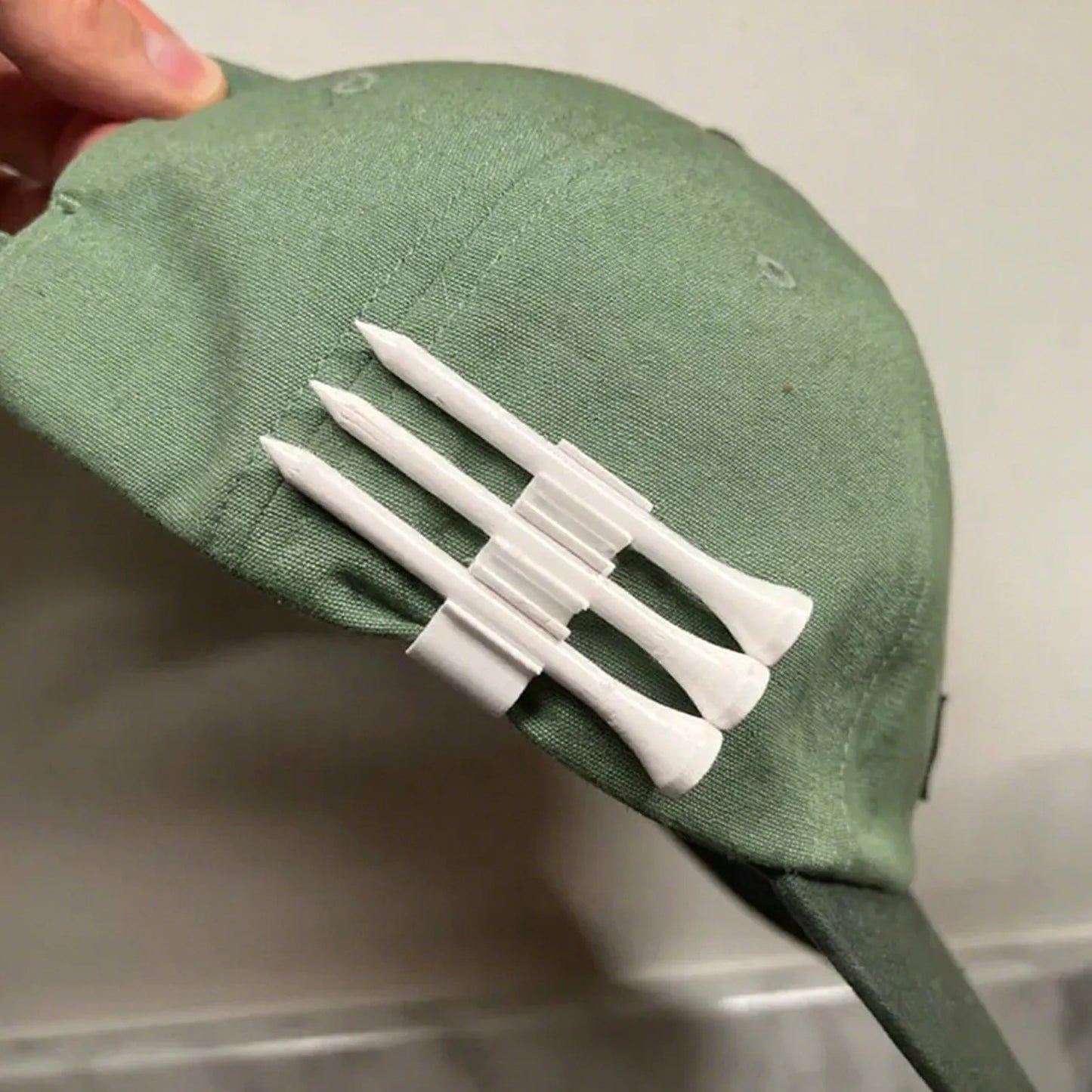Golf Hat Clip Organizer - Convenient Brimmed Hat Holder with Quick Access Storage for Golf Cart Seats