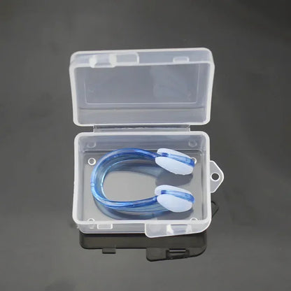 Professional Waterproof Silicone Nose Clip - Anti-Slip Swimming & Diving Nose Plug for Aquatic Sports Protection