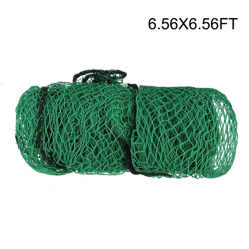 Universal Golf Practice Net - Heavy Duty Polyethylene Hitting Netting for Indoor & Outdoor Training (6.56ft & 9.84ft)