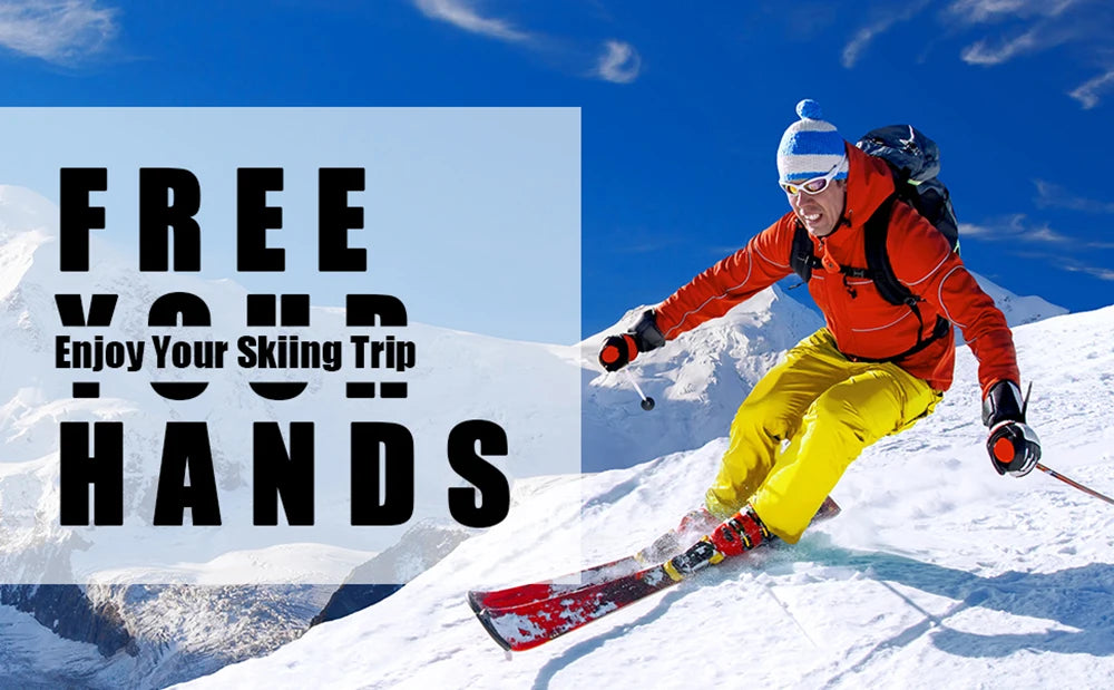 50L Waterproof Ski Boot Bag Backpack - Large Capacity with Dry Wet Separation for Snowboard Boots, Helmet, Goggles & Skis