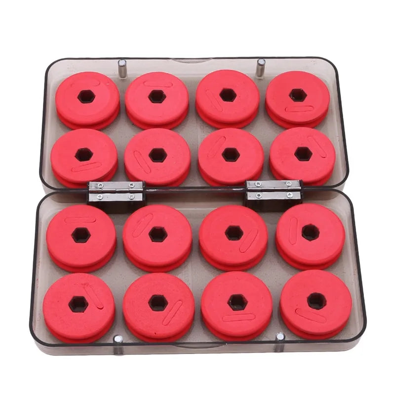 Professional Fishing Line Organizer Box - Multi-Spool Winding Board with Storage