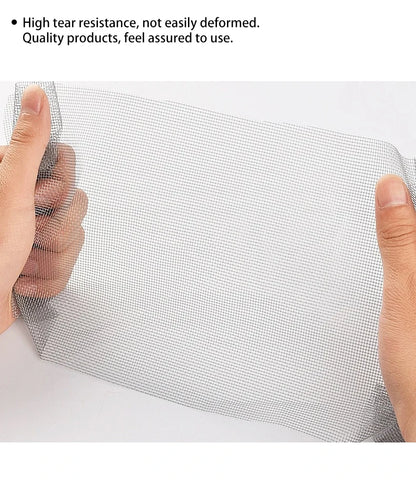 Large DIY Window Screen Mesh - Pet-Safe Mosquito & Insect Protection for Balconies and Gardens