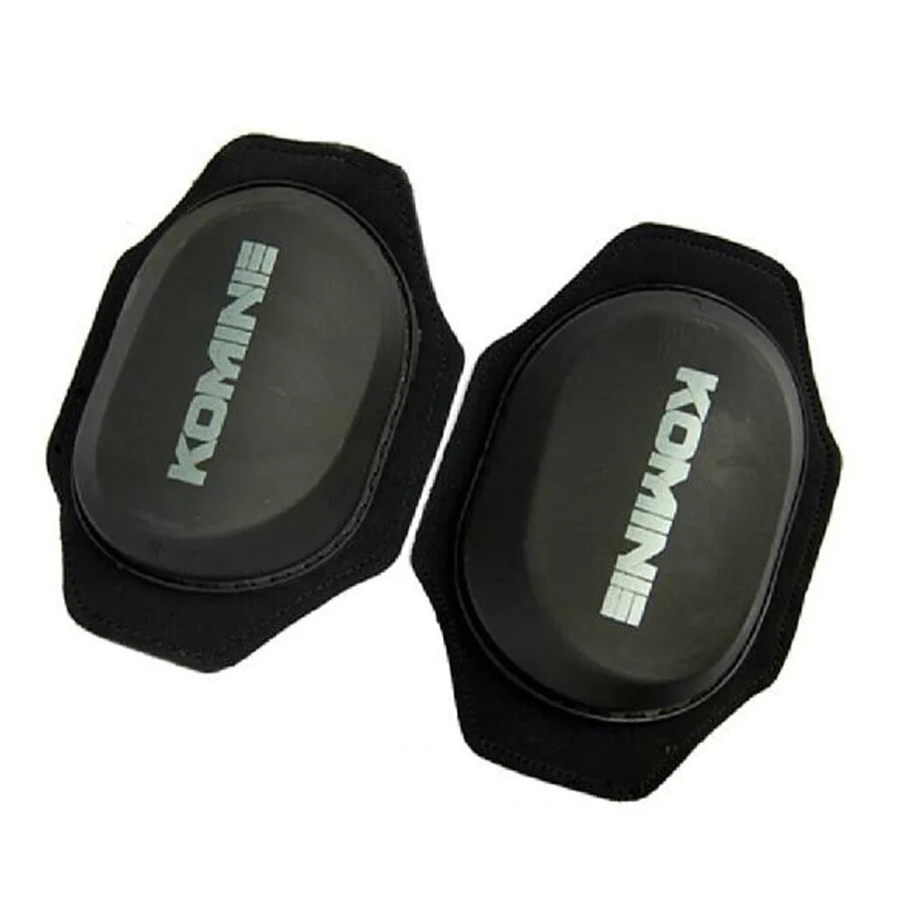 Komine SK-652 Motorcycle Knee Pads - Anti-Fall Slider Protectors for Track and Highway Riding